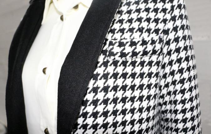 腊七腊八、冻掉下巴！寒意未减，喝碗腊八粥！千鸟格毛呢外套走起