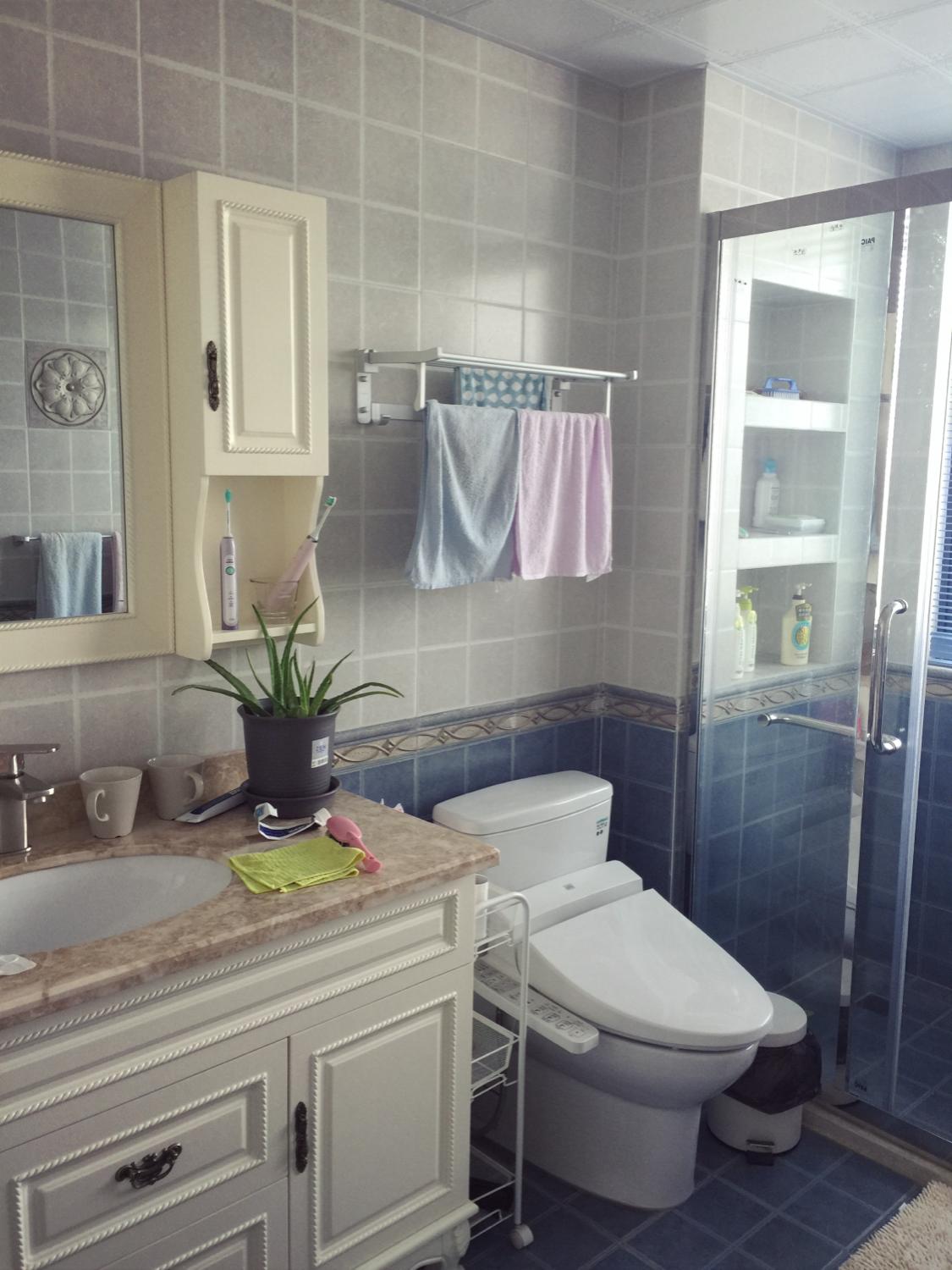 三室两厅两卫美式田园混搭婚房毕业照