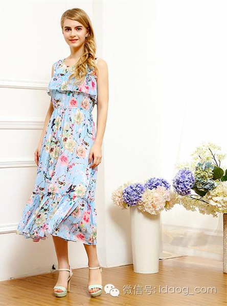 韩范伊人馆连衣裙,新款减龄韩范连衣裙