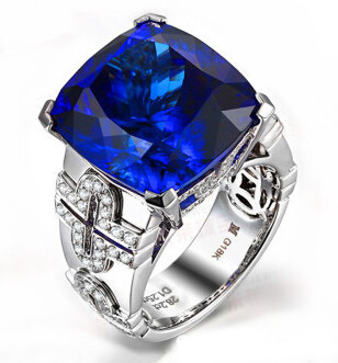 彩宝男戒：男人也能够如此风骚