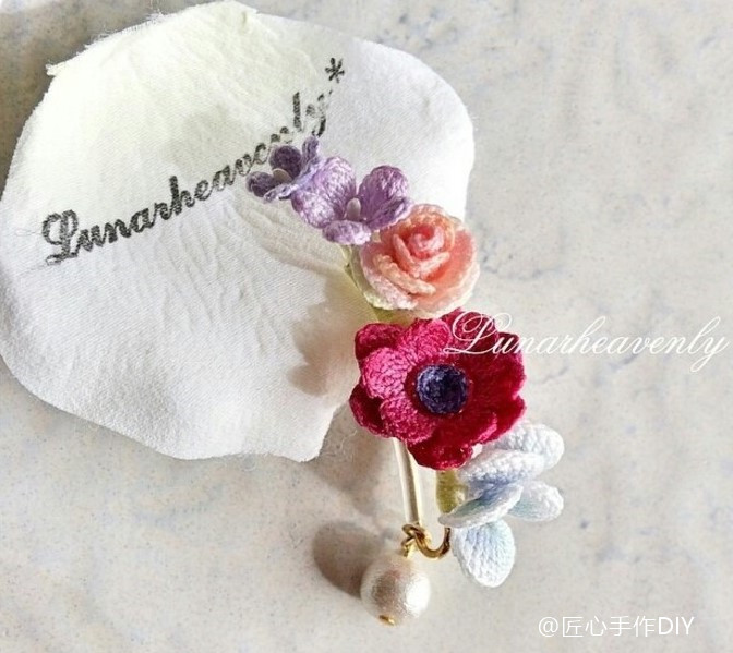 100种经典钩花,最好看的钩花