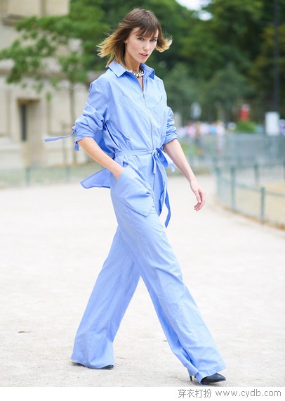 蓝色夏日装扮,比较实用的蓝色装扮