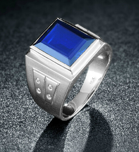 彩宝男戒：男人也能够如此风骚