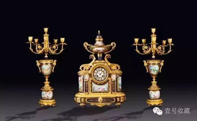 欧洲古董钟白色珐琅表盘,富玩珠宝穷玩表