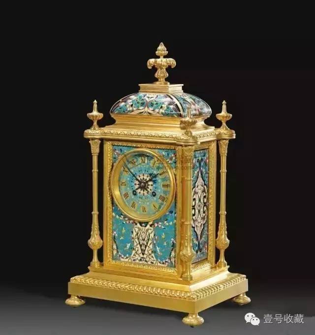 欧洲古董钟白色珐琅表盘,富玩珠宝穷玩表
