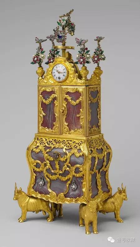 欧洲古董钟白色珐琅表盘,富玩珠宝穷玩表