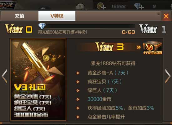 穿越火线1分钟看透VIP特权合理规划投资