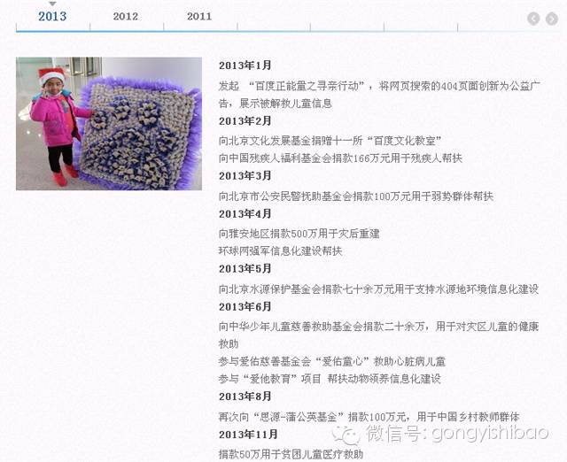 百度：贴吧之外，请管管你的公益项目和网站好吗?