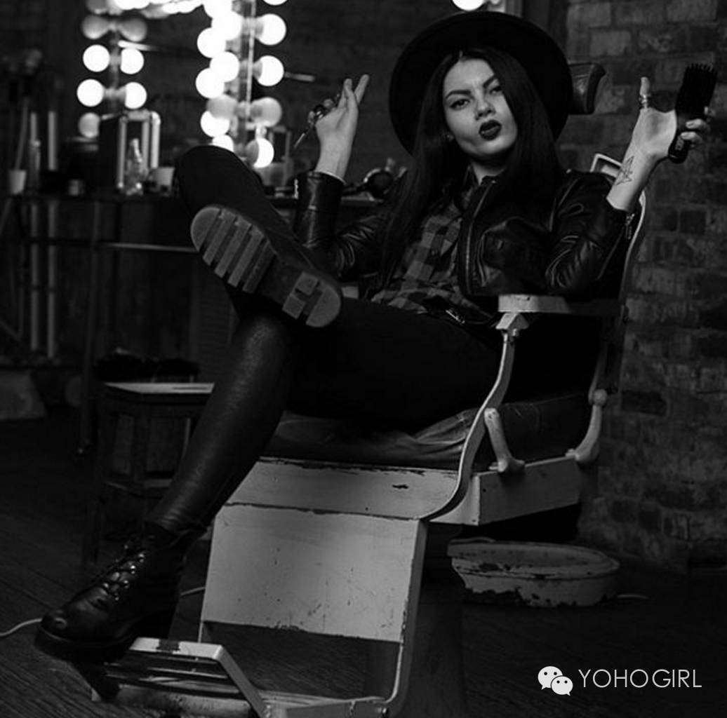 男生爱得要死的美式理发也是女生潮流，不过女生理发师更酷！