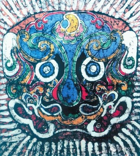 画一幅关于蜡染的画,合适新手的蜡染画