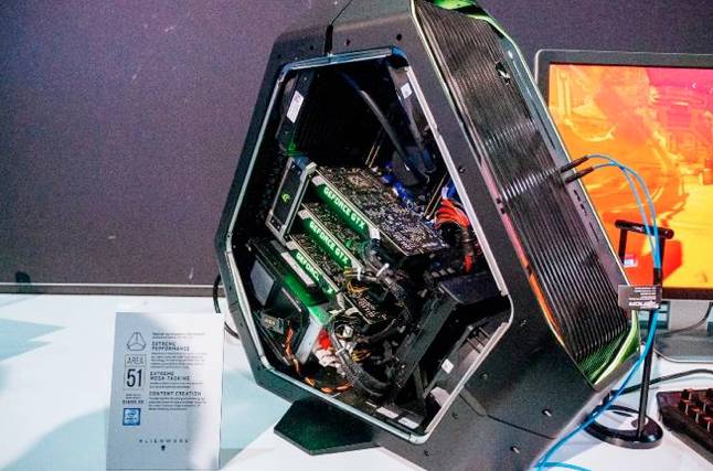 e3游戏alienware展览,alienware游戏展