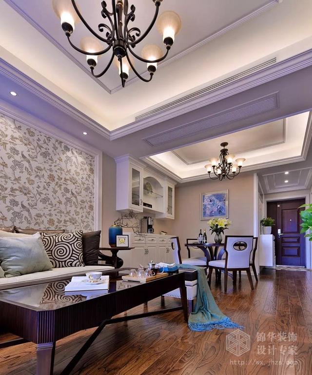 华府庄园106平米装修效果图,华府庄园顶楼复式日照房