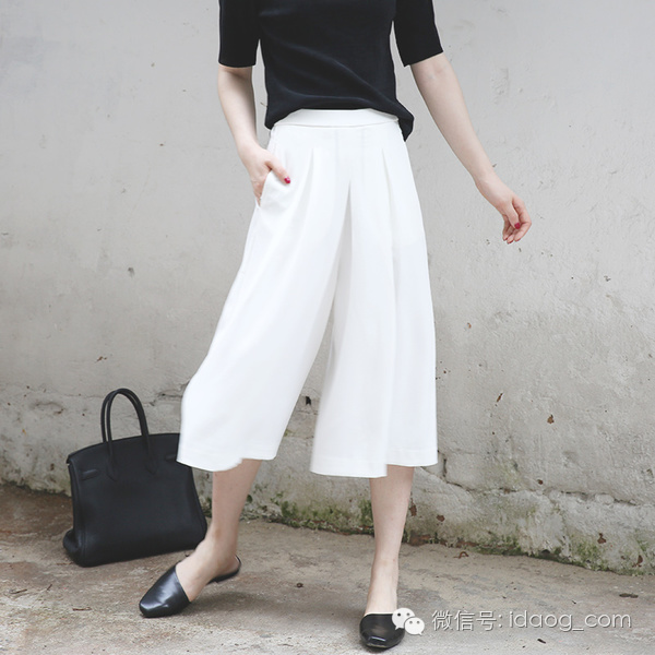 显高有型阔腿裤,胖mm大码有型阔腿裤