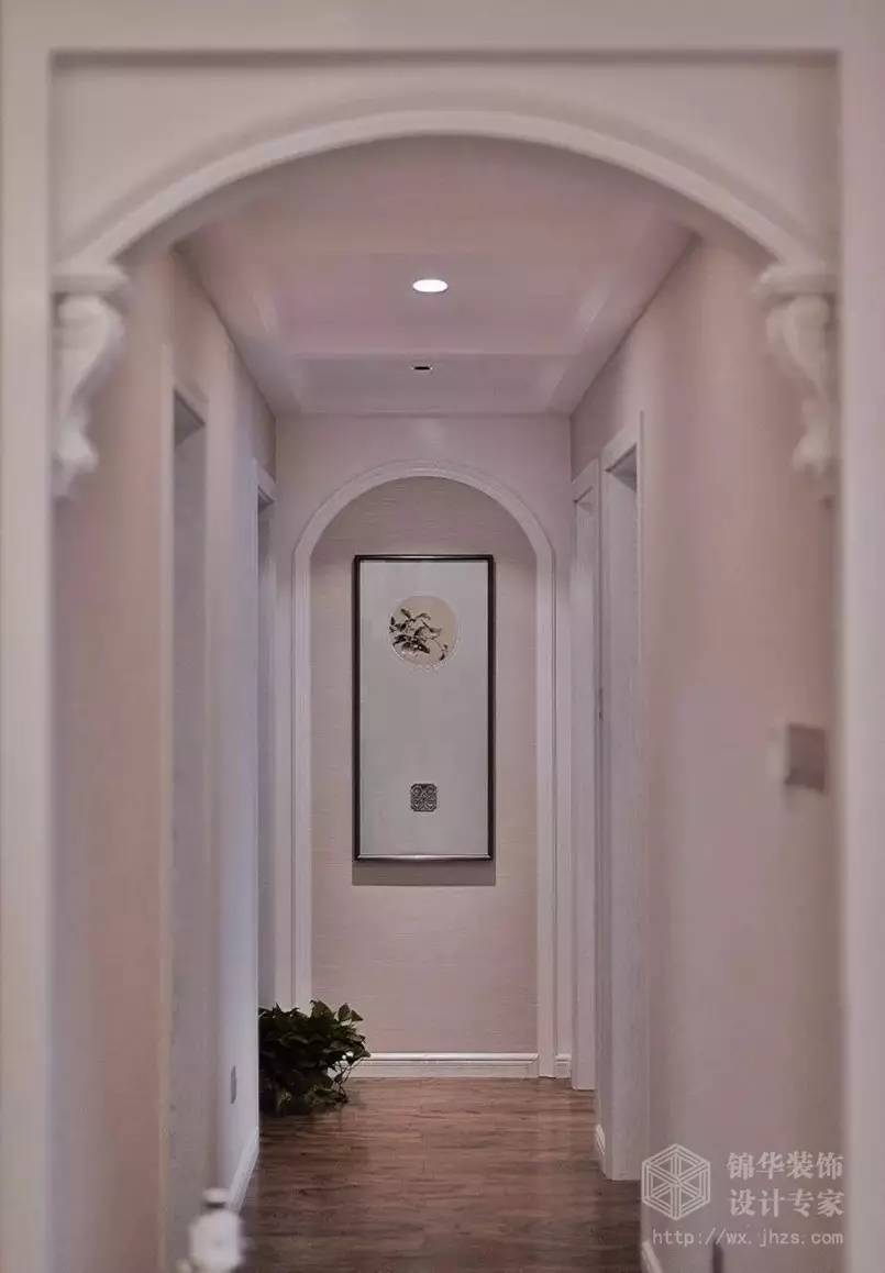 华府庄园106平米装修效果图,华府庄园顶楼复式日照房