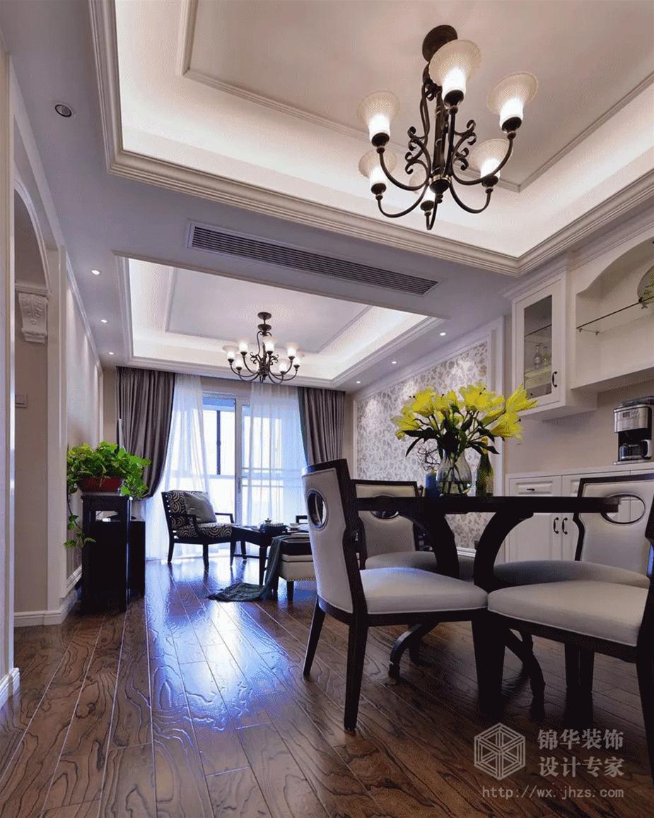 华府庄园106平米装修效果图,华府庄园顶楼复式日照房