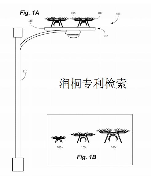 亚马逊最新专利：快递无人机可借路灯或电线杆充电