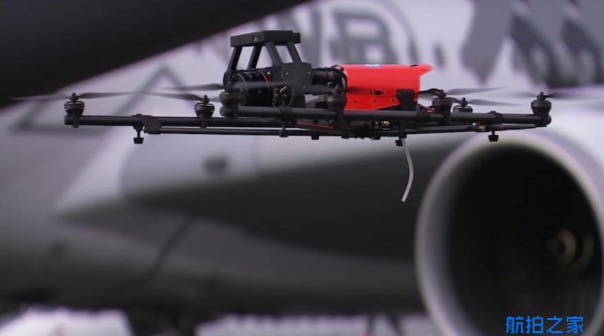 IntelRealSense再展实力助空巴无人机检查民航机