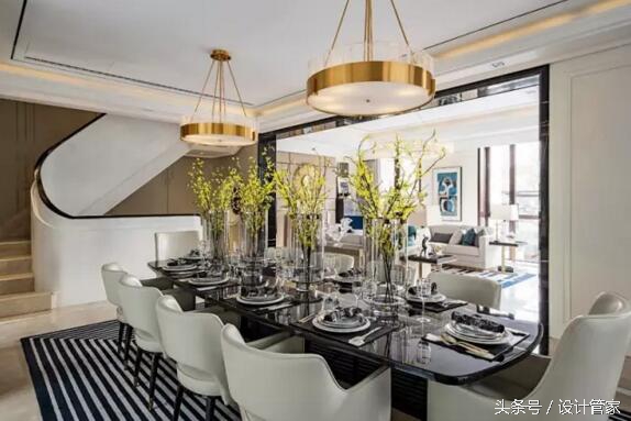 轻奢现代风格设计95平,现代简约风90平效果