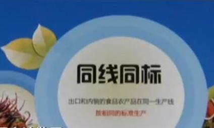 南通地区出口食品企业推行“同线同标同质”工程建设