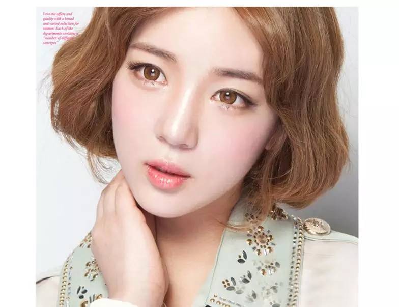 超白美瞳,全覆盖式无黑边美瞳