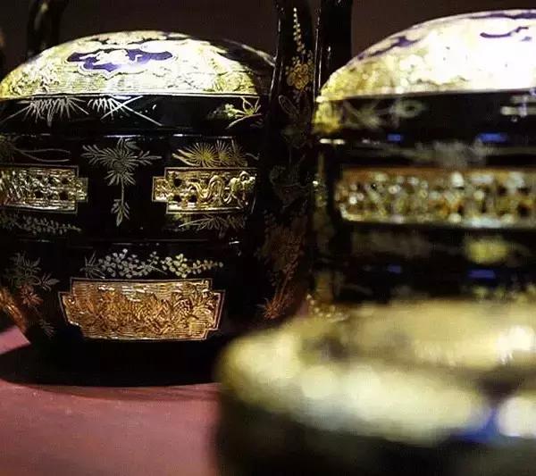 永春漆篮细节,永春漆篮和日本漆盒