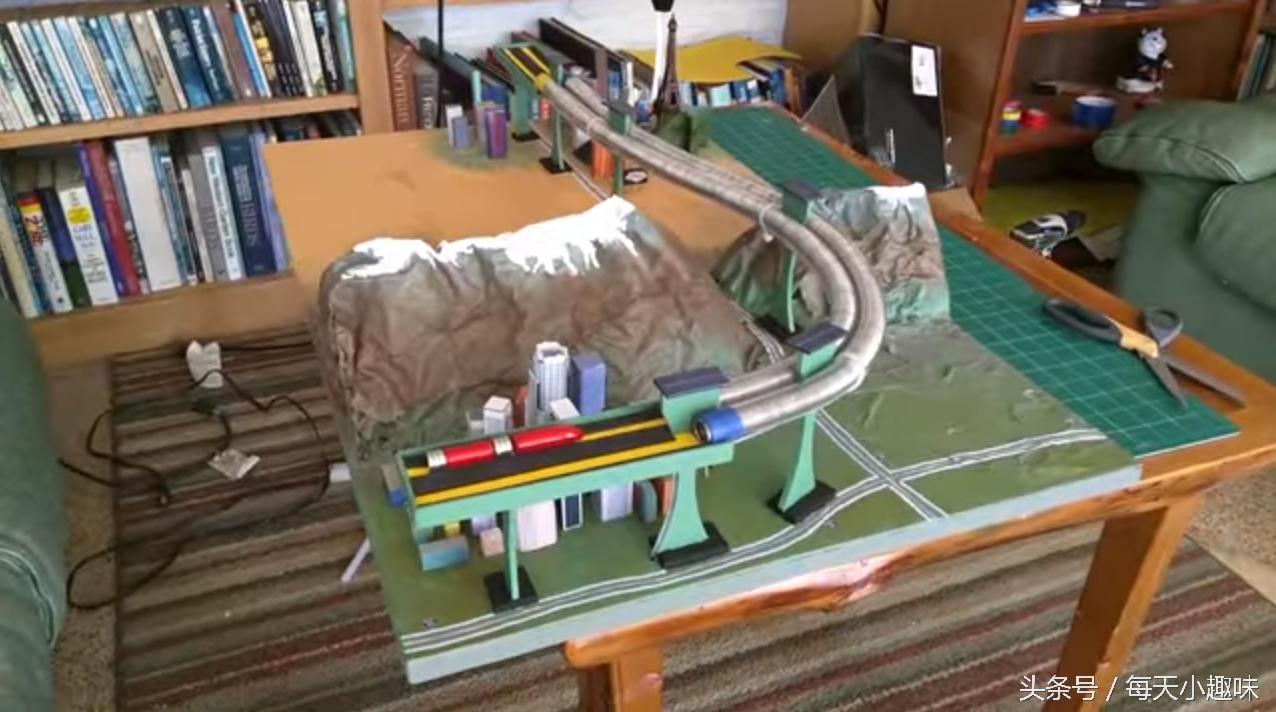 磁悬浮小火车小制作方法,自制磁吸小火车