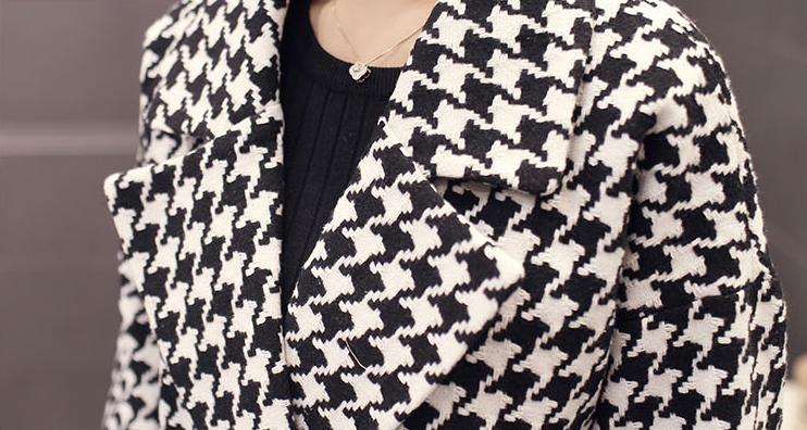 腊七腊八、冻掉下巴！寒意未减，喝碗腊八粥！千鸟格毛呢外套走起