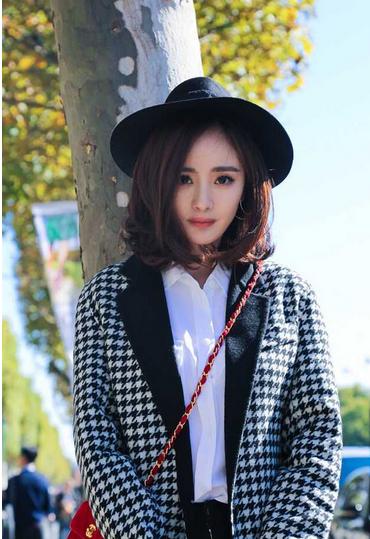 腊七腊八、冻掉下巴！寒意未减，喝碗腊八粥！千鸟格毛呢外套走起