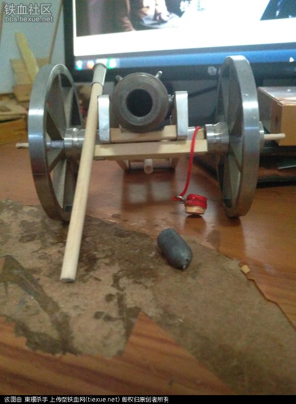 自制古代武器模型,火炮模型设计