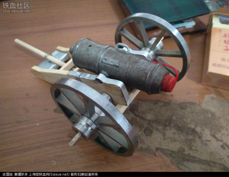 自制古代武器模型,火炮模型设计