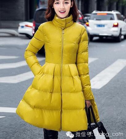 秋冬中长款棉服外套,秋冬长款氛围感棉服外套