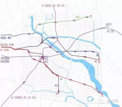 北京市郊铁路s1线通州,北京通州最新7条地铁走向