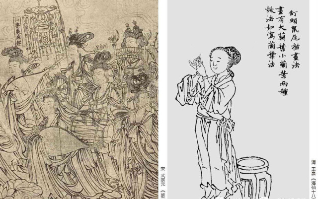 中国画线条的魅力十八描技法,中国画线描技法十八描