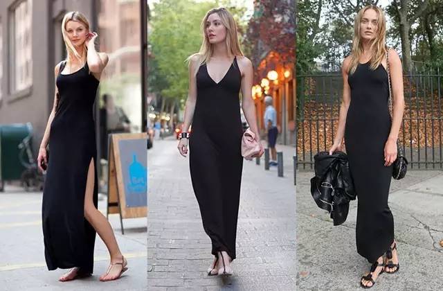 短袖小黑裙推荐小众高级感遮肚子,夏天小黑裙推荐