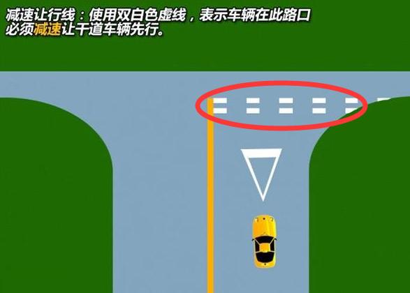 纵向减速标线与潮汐车道图片,道路标线潮汐车道能够变道吗