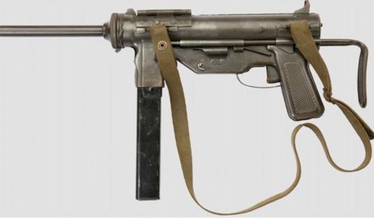 现实中的美国造m3式冲锋枪,美国威力最大的冲锋枪