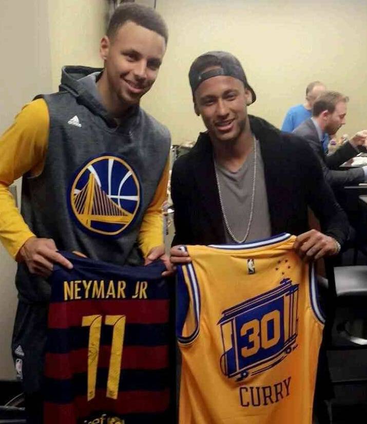 足坛与明星,足坛球星遇上篮坛巨星