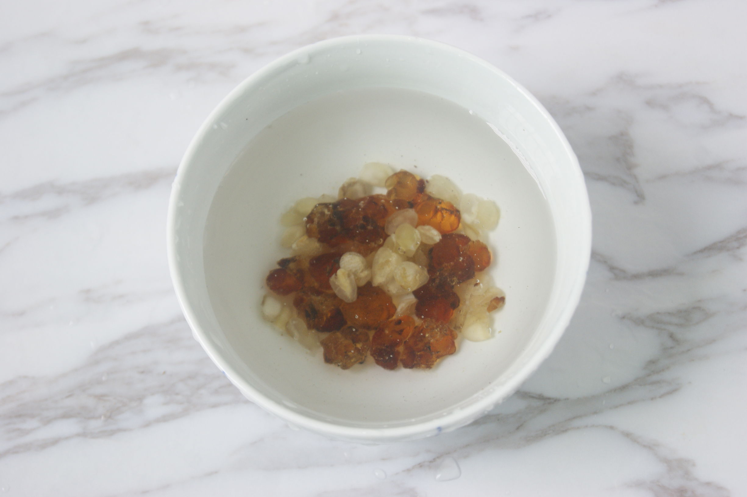 桃胶皂角米银耳羹的步骤,桃胶皂角米炖雪燕银耳羹