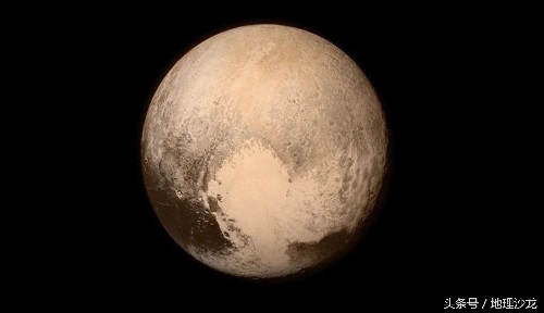 冥王星和地球大小对比图,冥王星和地球面积哪个大