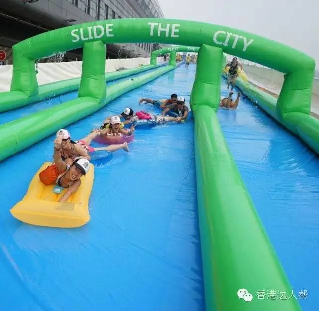 夏天炎炎“瀡”滑梯，全亚洲最高10米滑梯台登陆香港中环！