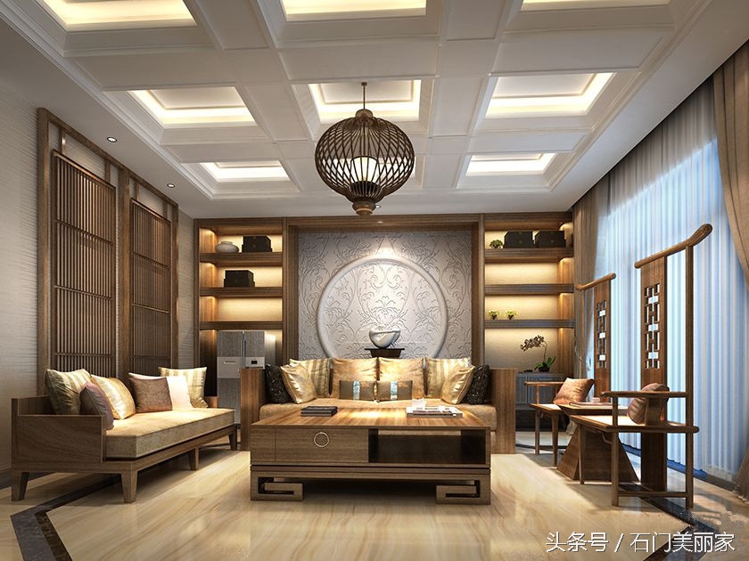 石家庄新中式别墅效果图,石家庄上山间别墅二手房