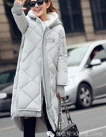 秋冬中长款棉服外套,秋冬长款氛围感棉服外套