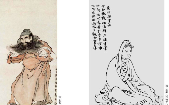 中国画线条的魅力十八描技法,中国画线描技法十八描