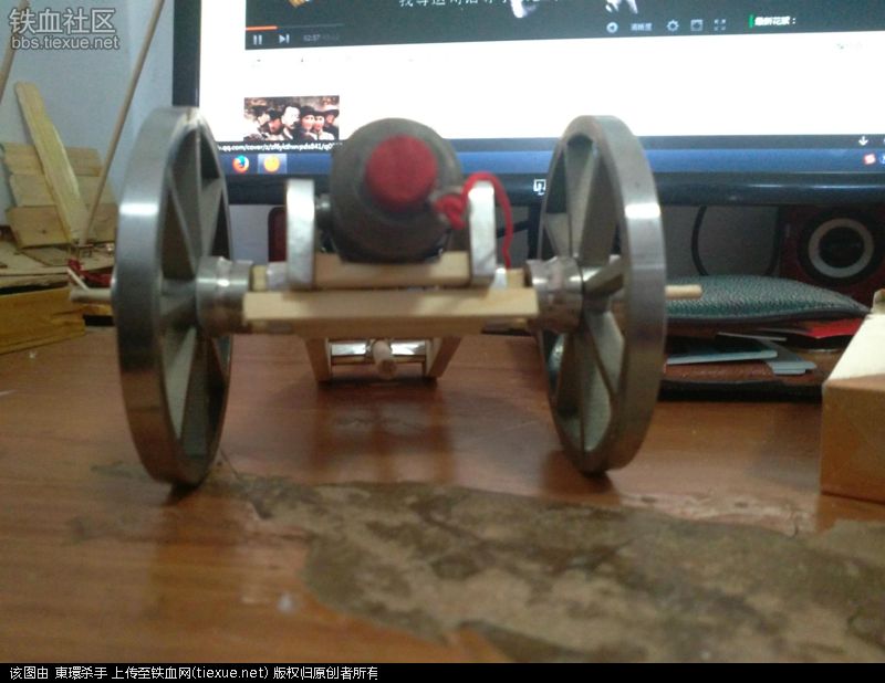 自制古代武器模型,火炮模型设计