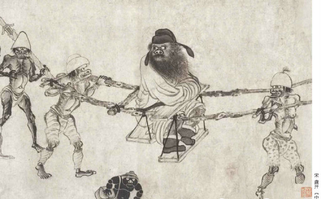 中国画线条的魅力十八描技法,中国画线描技法十八描