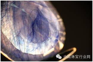 宝石蓝气泡鉴定方法,合成星光蓝宝石鉴定