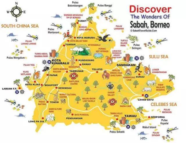 马代值得去的海岛,马来西亚免签去沙巴