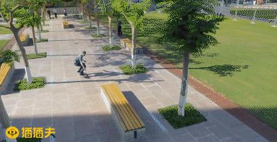 以滑板飞跃迪拜，热血青年的惊险大片