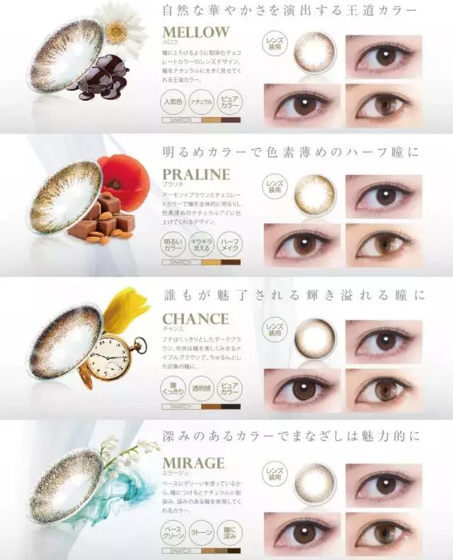 合适大眼妹子戴的美瞳日本牌子的,日本女生都戴什么品牌的美瞳