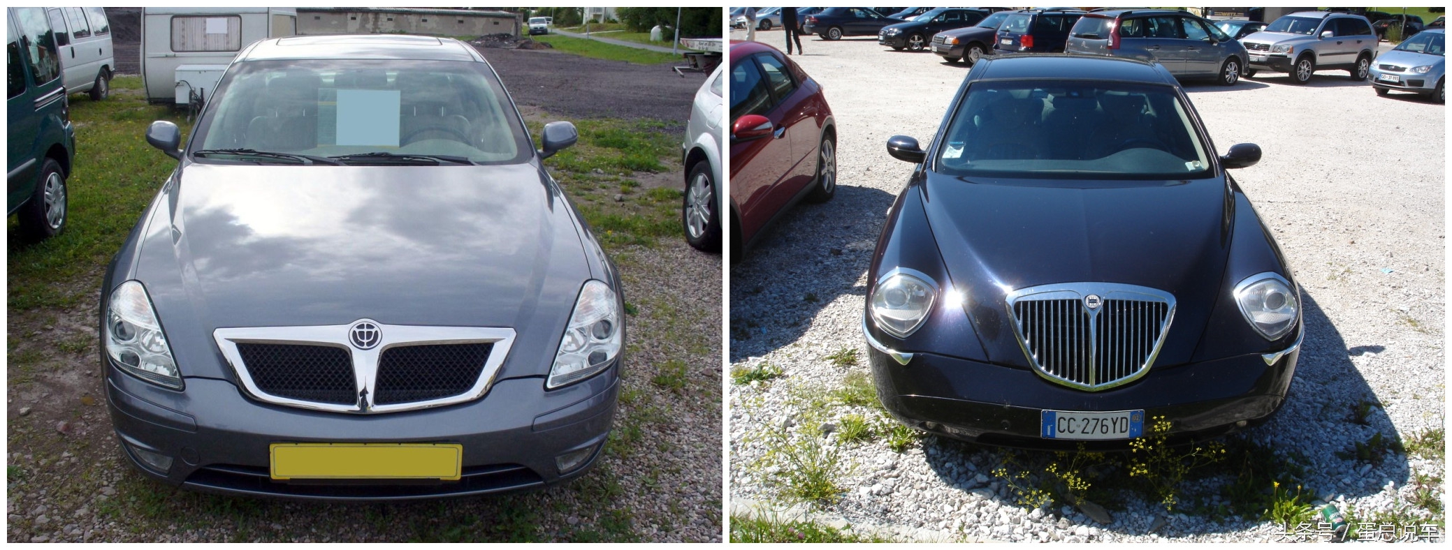 出自同一个平台的汽车,同一元素设计